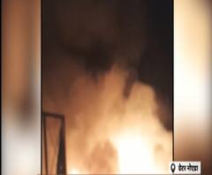 कबाड़ के गोदाम में भीषण आग,स्थानीय लोगों ने दी पुलिस को आग की सूचना