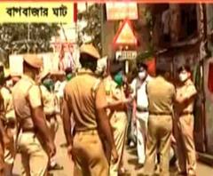 বিজেপির শহিদ তর্পণ কর্মসূচিতে পুলিশের বাধা, 