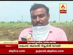 રાજકોટઃ વરસાદથી કપાસ અને મગફળીને ભારે નુકસાન, રાહતમાં વધારાની ખેડૂતોની માંગણી