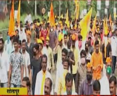 एक मराठा लाख मराठा! आरक्षणासाठी मराठा समाजाचा एल्गार, लोकप्रतिनिधींच्या घरासमोर ठिय्या