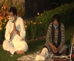 Parliament Protest | संसदेबाहेर राजीव सातव यांचं आंदोलन,कृषी विधेयकावरून निलंबित खासदारांची निदर्शनं