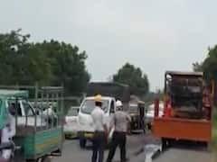 ભરૂચના કોસમડી રોડ પર CNG ગેસના સિલિન્ડર ભરેલા ટ્રકમાં આગ લાગતા અફરાતફરીનો માહોલ, જુઓ વીડિયો