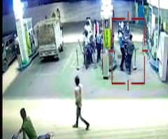 लखनऊ- पेट्रोल पंप पर युवक की पिटाई