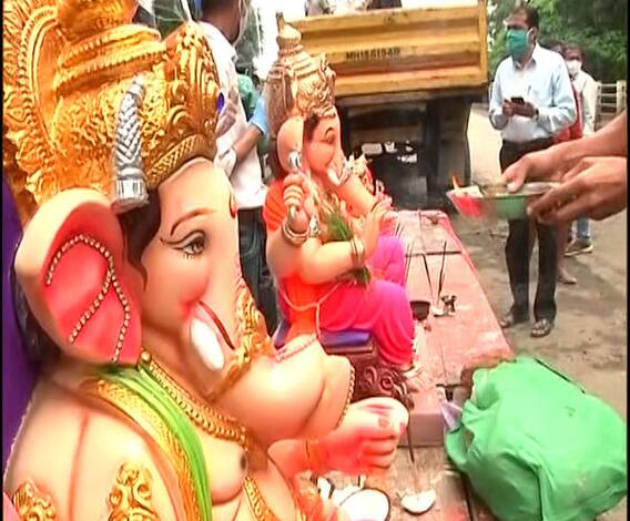 Ganesh Visarjan 2020 | कोरोनाच्या प्रादुर्भावामुळे नाशिकमध्ये गणपती विसर्जनाच्या दिवशी शुकशुकाट