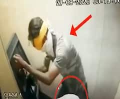 Kashipur: ATM में चोरी की कोशिश की LIVE तस्वीरें| Uttarakhand Prime|ABPGanga