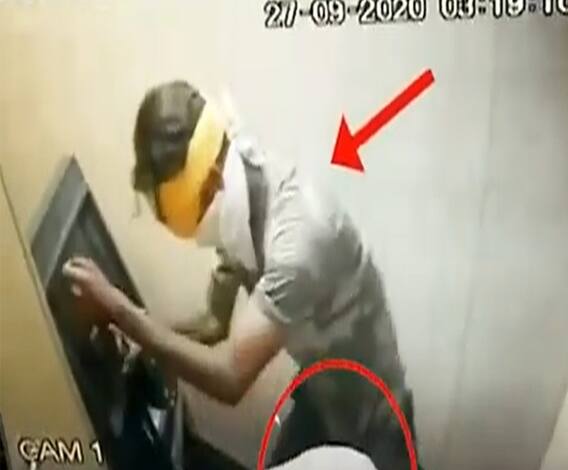 Kashipur: ATM में चोरी की कोशिश की LIVE तस्वीरें| Uttarakhand Prime|ABPGanga