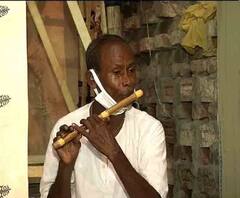 বেলগাছিয়া সাধারণ দুর্গোৎসব: মণ্ডপে বাঁশির মেঠো সুরে ভাসবেন দর্শনার্থীরা