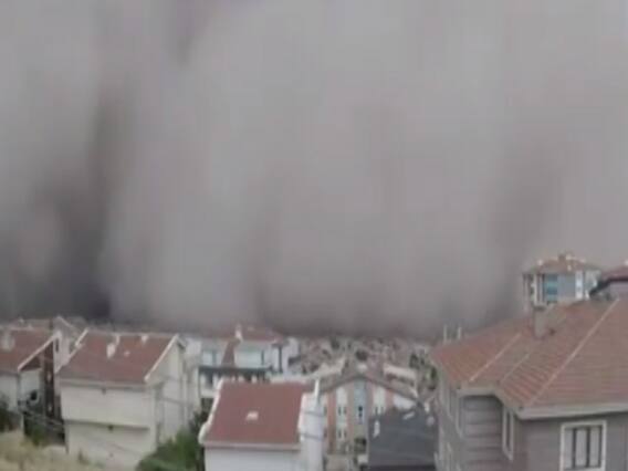 Turkey: Terrifying visuals of massive sandstorm from capital Ankara