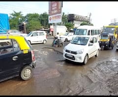 Kalyan Shilphata Traffic | 9 तास काम 6 तास प्रवास; नोकरदारांचा खड्ड्यांचा जीवघेणा प्रवास कधी संपणार?