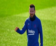 জল্পনার অবসান ঘটিয়ে বার্সার অনুশীলনে মেসি, দেখুন তারই ঝলক