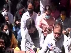 Madan Sharma Case: Protest outside Additional Commissioner's Office
