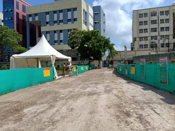  રાજકોટ સિવિલની કોવિડ હોસ્પિટલની આસપાસના વિસ્તારોને રેડ ઝોન જાહેર કરાયો