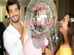Reem Shaikh celebrating birthday with Arjun Bijlani