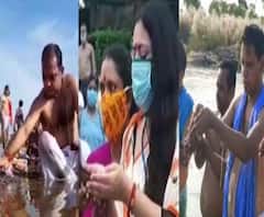 মহালয়ার তর্পণেও রাজনীতির ছোঁয়া! মৃত দলীয় কর্মীদের স্মরণে তৃণমূল-বিজেপি