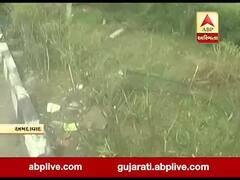 અમદાવાદના એસજી હાઈવે પર અકસ્માતમાં એકનું મોત, જુઓ વીડિયો