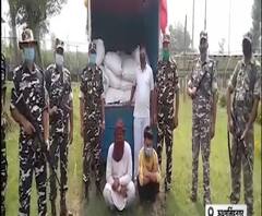 लाखों रुपये की चाइनीज मटर जब्त, SSB ने जब्त किए 34 कट्टे। Udhamsingh Nagar News