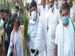 કૃષિ કાયદાના વિરોધમાં કોગ્રેસનું પ્રદર્શન, અમિત ચાવડા સહિતના નેતાઓની કરાઇ અટકાયત