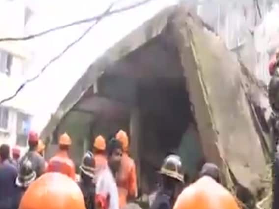 મુંબઇમાં ભિવંડીમાં ત્રણ માળની ઇમારત ધરાશાયી, સાત લોકોના મોત 