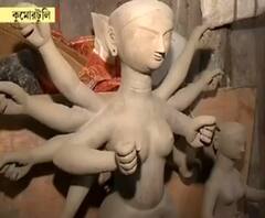 পিছিয়ে গিয়েছে দেবীপক্ষ, মহালয়ায় চক্ষুদান হল না কুমোরটুলিতে