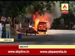 અમદાવાદમાં અખબારનગર પાસે કારમાં આગ, કોઇ જાનહાનિ નહીં