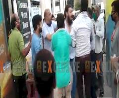  Lucknow - नगर निगम के कर्मचारियों का प्रदर्शन