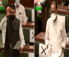 BJP in Vidhansabha | ग्रामपंचायत विधेयकावरून विधानसभेत रणकंदन, भाजपचा सभात्याग, जोरदार घोषणाबाजी