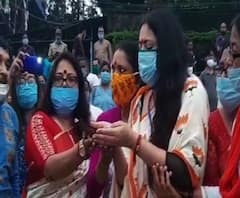 শিলিগুড়ি: মহানন্দায় মৃত বিজেপি কর্মীদের উদ্দেশে তর্পণ অগ্নিমিত্রা পালের