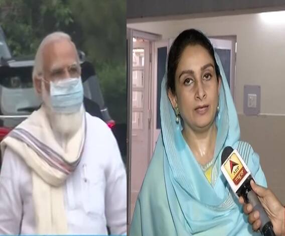 Harsimran Kaur Badal Resigned |कृषी धोरणावरून एनडीएत फूट? केंद्रीय मंत्री हरसिमरत कौर यांचा राजीनामा