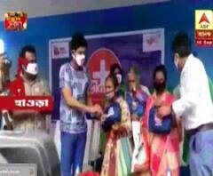 জগাছায় করোনা সতর্কতার জন্য মেডিক্যাল কিট বিলি, ছিলেন রাজীব বন্দ্যোপাধ্যায়, লক্ষ্মীরতন শুক্ল, রুদ্রনীল ঘোষ