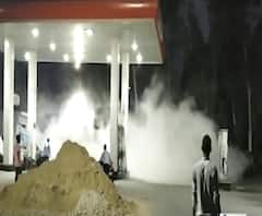 हापुड़ में पेट्रोल पंप में लगी आग से हड़कंप, कर्मचारियों ने पाया काबू