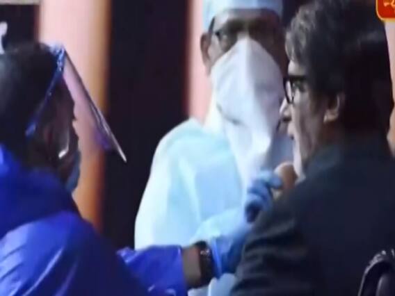 Amitabh Bachchan shares picture from sets of Kaun Banega Crorepati 