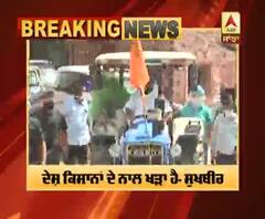 ਸੁਖਬੀਰ ਬਾਦਲ ਨੇ ਟ੍ਰੈਕਟਰ ਚਲਾ ਕੇ ਖੁਦ ਰੋਸ ਮਾਰਚ ਦੀ ਕੀਤੀ ਅਗਵਾਈ