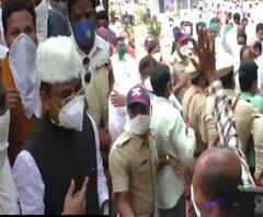 Maratha Andolan | जालन्यात आरोग्यमंत्री राजेश टोपे यांना मराठा महासंघाच्या कार्यकर्त्यांकडून घेराव