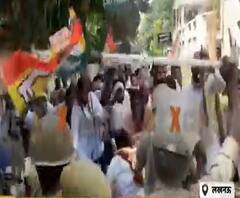 Lucknow: PSP के कार्यकर्ताओं की पुलिस से झड़प | ABP Ganga