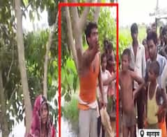 पैसा मांगने आए युवक को पुलिस के सामने दी तालिबानी सजा। Bahraich