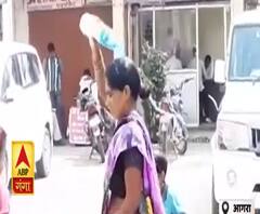 Agra: SSP ऑफिस के बाहर महिला ने की आत्मदाह की कोशिश | ABP Ganga