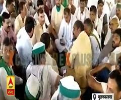 Muzaffarnagar में भूमि अधिग्रहण मुआवजे को लेकर भाकियू का प्रदर्शन | ABP Ganga