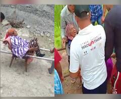 पहाड़ पर जिंदगी की जद्दोजहद,मोटर मार्ग तक नहीं है सड़क