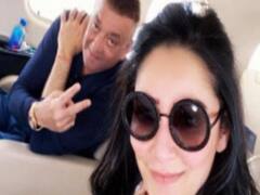Maanayata Dutt shares Sanjay Dutt's photo for fans