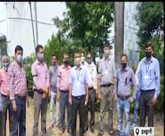 औद्योगिक प्रशिक्षण कर्मचारी संघ का विरोध,काली पट्टी बांधकर जताया विरोध