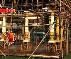 শারদ আনন্দ ২০২০: আমার পুজো | 'ফুসফুস ভরে আবার যেন সবাই নিতে পারে মুক্ত বায়ু', ভাবনা ২২ পল্লির, প্রস্তুতি ঘুরে দেখলেন সৌরসেনি মৈত্র