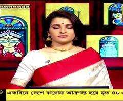 শারদ আনন্দ ২০২০: কনটেনমেন্ট জোনের বাইরে সুরক্ষা বিধি মেনে মুদিয়ালিতে শুরু একে অপরকে সিঁদুরে রাঙানোর পালা