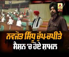 ਨਵਜੋਤ ਸਿੱਧੂ ਚੁੱਪ-ਚਪੀਤੇ ਸੈਸ਼ਨ 'ਚ ਹੋਏ ਸ਼ਾਮਲ