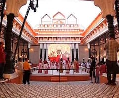 শারদ আনন্দ ২০২০: কনকাঞ্জলির মাধ্যমে উমাকে বিদায় রাজডাঙা নব উদয় সঙ্ঘে