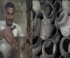 मातीला आकार देणारे हात मदतीच्या प्रतीक्षेत, प्रवीण कुंभार यांच्यावर उपासमारीची वेळ, आधी कोरोना अन् आता पावसाचा तडाखा