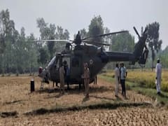 Saharanpur: तकनीकी खराबी के चलते वायुसेना के हेलिकॉप्टर की इमरजेंसी लैंडिंग