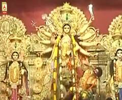 শারদ আনন্দ ২০২০: সপ্তমীতে দর্শকশূন্য সন্তোষমিত্র স্কোয়ার, হাজির হাতেগোনা ক্লাব সদস্যও