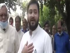 Tejashwi Yadav challenges CM Nitish Kumar before filling nominations