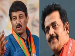 Patna: Candid conversation with Manoj Tiwari & Ravi Kishan during walk at Digha Ghat