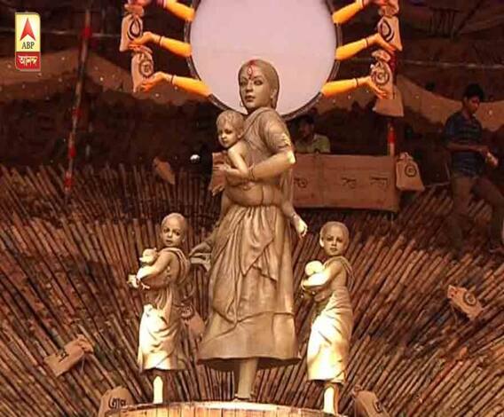 শারদ আনন্দ ২০২০: বড়িশা ক্লাবের ভাবনায় এবার ‘মারির দেশে ত্রাণের বেশে, অন্নপূর্ণার ভেলায় ভেসে’